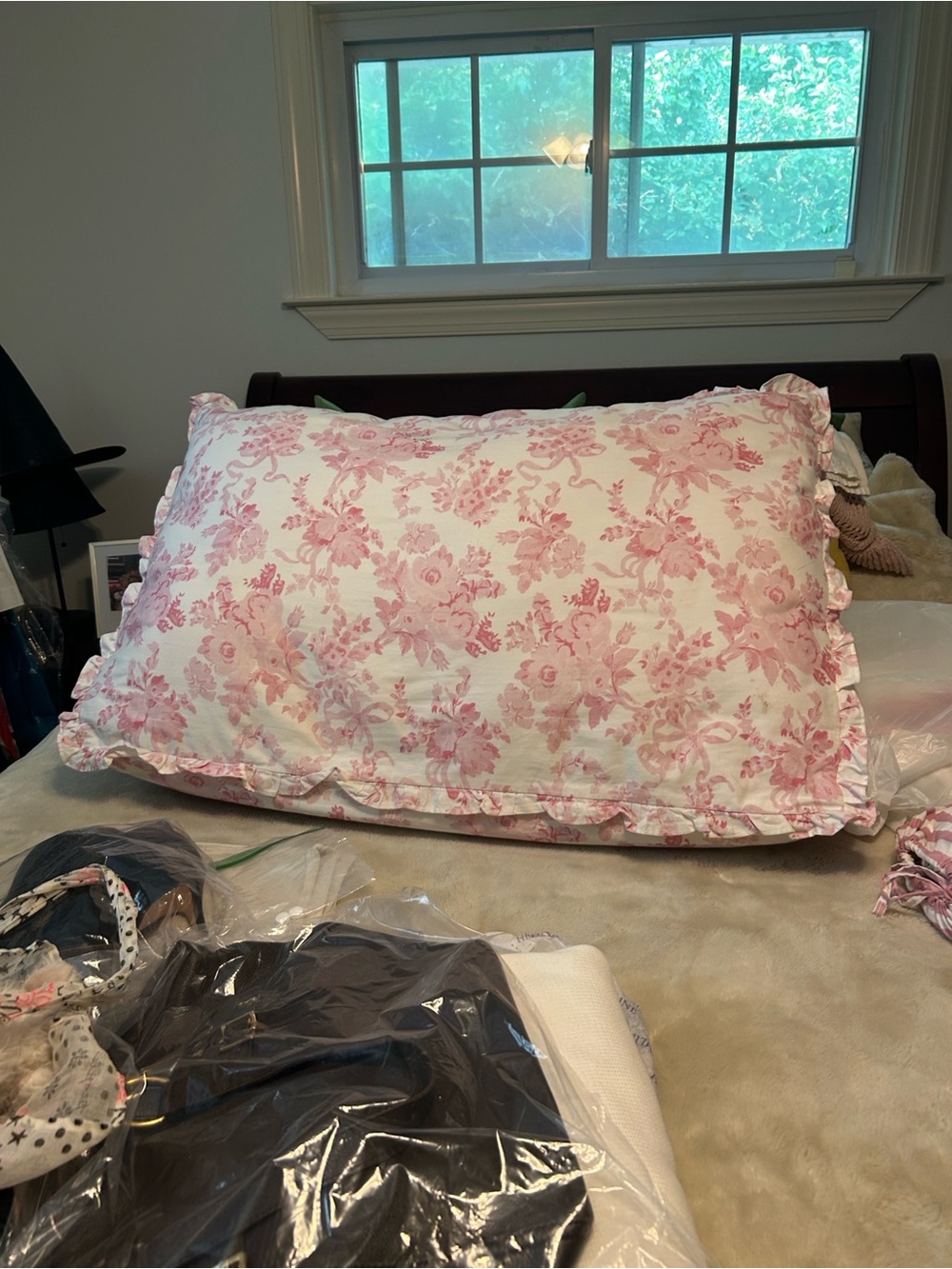 Pottery Barn Love Shack Fancy back rest pillow.
